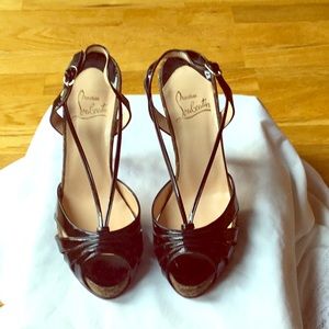 Beautiful Christian Louboutin Heels size 7.